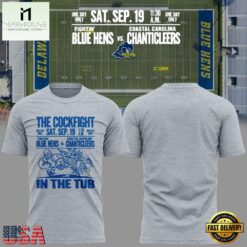 Delaware Fightin' Blue Hens Football The Cockfight 2026 Limited Edition 3D Shirt, Hot 3D Shirt Trend Delaware Fightin Blue Hens Football The Cockfight 2026 Limited Edition 3D Shirt
