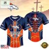 Denver Broncos NFL Blessed Beyond The Score Baseball Jersey, NFL Game Day Jersey Denver Broncos Nfl Blessed Beyond The Score Baseball Jersey