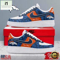 Denver Broncos NFL End Zone Energy Custom Air Force 1 Shoes Sneaker, NFL Team AF1 Shoes Denver Broncos Nfl End Zone Energy Custom Air Force 1 Shoes Sneaker