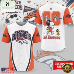 Denver Broncos NFL Snoopy Ultimate Game Day Personalized Jersey Shirt, NFL Game Day Jersey Denver Broncos Nfl Snoopy Ultimate Game Day Personalized Jersey Shirt