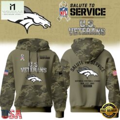 Denver Broncos NFL US Veterans Salute To Service 2026 Hoodie Shirt, NFL Sporty Shirt Denver Broncos Nfl US Veterans Salute TO Service 2026 Hoodie Shirt