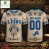 Detroit Lions 2026 NFL Native American Heritage 3D Shirt, NFL Sporty Shirt Detroit Lions 2026 Nfl Native American Heritage 3D Shirt
