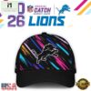 Detroit Lions Crucial Catch 2026 Pink Limited Edition Classic Cap, Trending Cap Style Detroit Lions Crucial Catch 2026 Pink Limited Edition Classic Cap