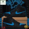 Detroit Lions Dark Mode Back in Black Air Jordan 1 Shoes, Music Fan AJ1 Sneakers Detroit Lions Dark Mode Back IN Black Air Jordan 1 Shoes