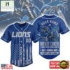 Detroit Lions NFL Breast Cancer Hope Over Fear Baseball Jersey, NFL Game Day Jersey Detroit Lions Nfl Breast Cancer Hope Over Fear Baseball Jersey