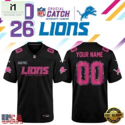 Detroit Lions NFL Crucial Catch 2026 Black Limited Edition Football Jersey, Trending Football Shirt Detroit Lions Nfl Crucial Catch 2026 Black Limited Edition Football Jersey
