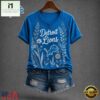 Detroit Lions NFL Floral Garden V Neck T Shirt, Trendy NFL V Neck Tee Detroit Lions Nfl Floral Garden V Neck T Shirt