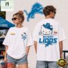 Detroit Lions NFL Kitty Burger Game Day Unisex 3D Shirt, NFL Sporty Shirt Detroit Lions Nfl Kitty Burger Game Day Unisex 3D Shirt