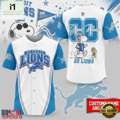 Detroit Lions NFL Snoopy Ultimate Game Day Personalized Jersey Shirt, NFL Game Day Jersey Detroit Lions Nfl Snoopy Ultimate Game Day Personalized Jersey Shirt