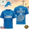 Detroit Lions NFL Whole Lot of Football Christian Cross 3D Shirt, NFL Sporty Shirt Detroit Lions Nfl Whole Lot OF Football Christian Cross 3D Shirt