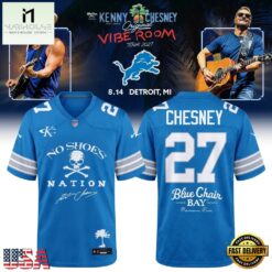 Detroit Lions x Kenny Chesney The Original Vibe Room Tour 2027 Football Jersey, Trending Football Shirt Detroit Lions X Kenny Chesney The Original Vibe Room Tour 2027 Football Jersey