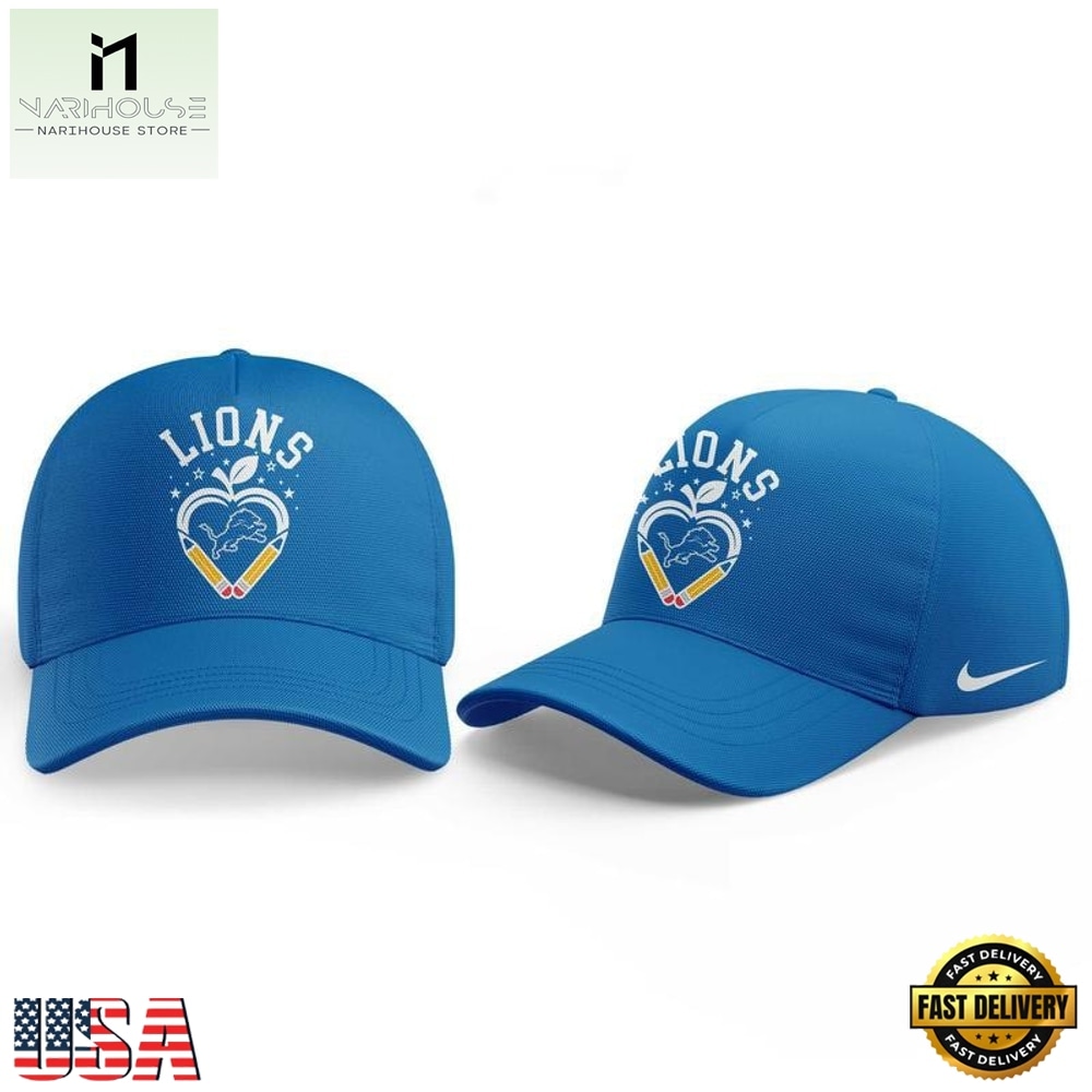 Detroit Lions x Teacher Appreciation 2026 New Cap, Trending Cap Style Detroit Lions x Teacher Appreciation 2026 New Cap, Trending Cap Style