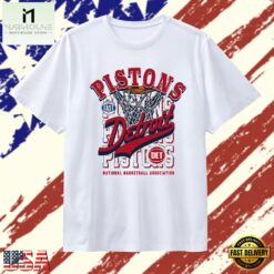 Detroit Pistons The East National Basketball Association T Shirt, Stylish 2D Graphic Shirt Detroit Pistons The East National Basketball Association T Shirt
