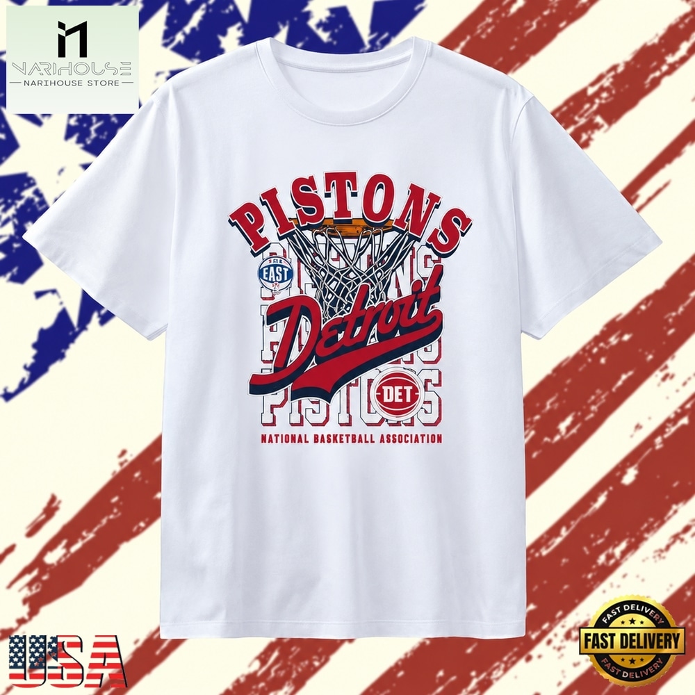 Detroit Pistons The East National Basketball Association T Shirt, Stylish 2D Graphic Shirt Detroit Pistons The East National Basketball Association T Shirt, Stylish 2D Graphic Shirt