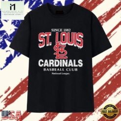 Distressed St Louis Cardinals Baseball Club Since 1882 T Shirt, Stylish 2D Graphic Shirt Distressed ST Louis Cardinals Baseball Club Since 1882 T Shirt