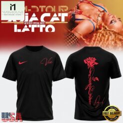 Doja Cat Tour Ma Vie World Tour 2026 Signature Black T Shirt, Popular 3D Music Tee Doja Cat Tour MA Vie World Tour 2026 Signature Black T Shirt
