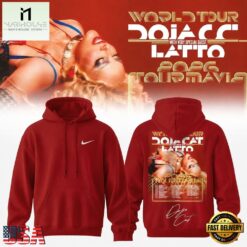 Doja Cat Tour Ma Vie World Tour 2026 Signature Graphic Red Hoodie, Popular 3D Music Tee Doja Cat Tour MA Vie World Tour 2026 Signature Graphic Red Hoodie