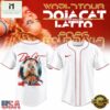 Doja Cat Tour Ma Vie World Tour 2026 Signature Graphic White Baseball Jersey, Concert Baseball Jersey Doja Cat Tour MA Vie World Tour 2026 Signature Graphic White Baseball Jersey