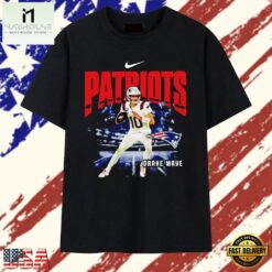 Drake Maye New England Patriots 10 NFL Football T Shirt, Stylish 2D Graphic Shirt Drake Maye New England Patriots 10 Nfl Football T Shirt