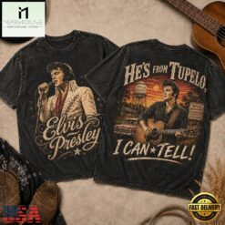 Elvis Presley Tupelo Water Tower Vintage Portrait 3D Shirt, Popular 3D Music Tee Elvis Presley Tupelo Water Tower Vintage Portrait 3D Shirt