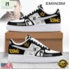 Eminem Stans Crown Logo Black & White Hip Hop Graphic Custom Air Force 1 Shoes, Music Artist AF1 Shoes Eminem Stans Crown Logo Black White Hip Hop Graphic Custom Air Force 1 Shoes