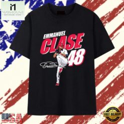 Emmanuel Clase 48 Cleveland Guardians Signature T Shirt, Stylish 2D Graphic Shirt Emmanuel Clase 48 Cleveland Guardians Signature T Shirt