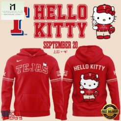 Exclusive Tejas City Connect Texas Rangers x Hello Kitty 2026 Hoodie, Popular 3D Music Tee Exclusive Tejas City Connect Texas Rangers X Hello Kitty 2026 Hoodie