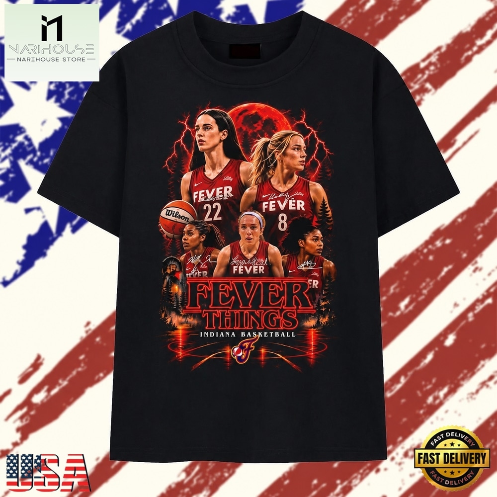 Fever Things Indiana Basketball Team Vintage Horror Graphic T Shirt, Stylish 2D Graphic Shirt Fever Things Indiana Basketball Team Vintage Horror Graphic T Shirt