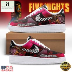 Five Nights At Freddy's Custom Air Force 1 Sneakers Shoes, Music Artist AF1 Shoes Five Nights AT Freddy S Custom Air Force 1 Sneakers Shoes