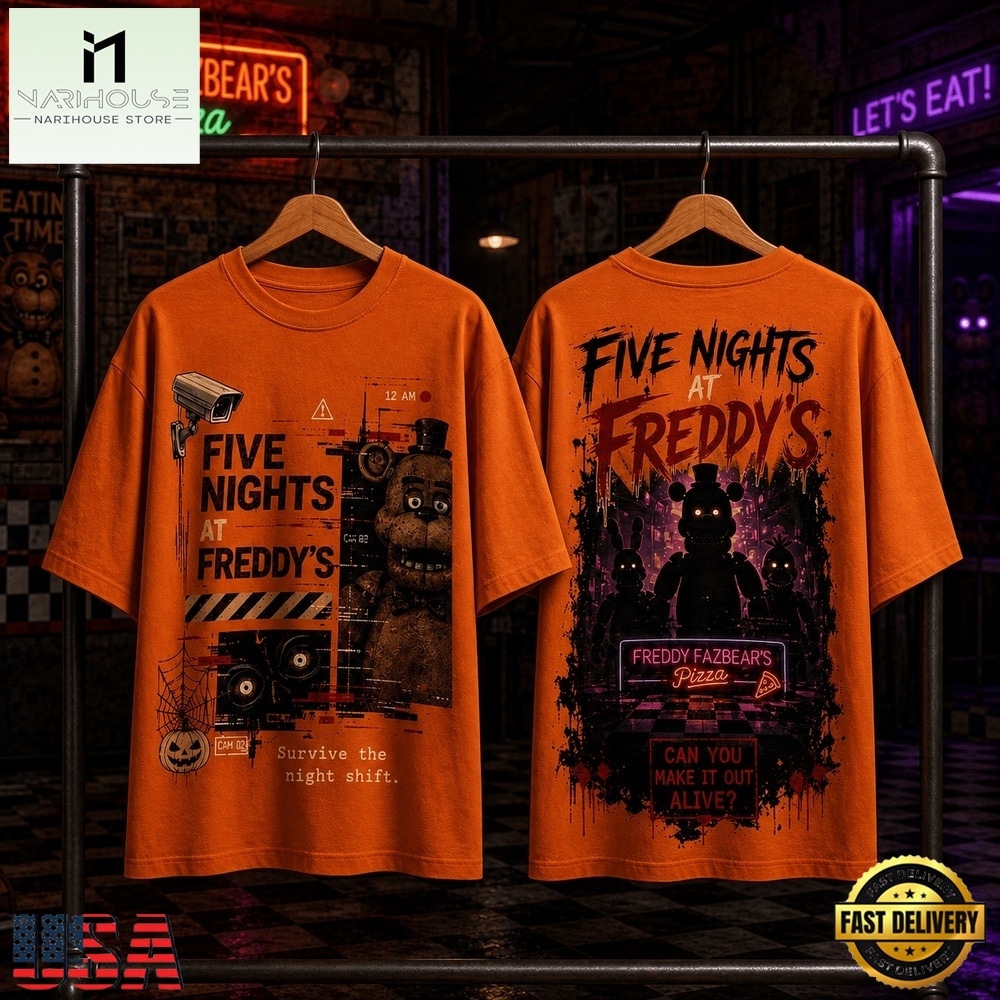 Five Nights at Freddy’s Night Shift Halloween 3D Shirt, Popular 3D Music Tee Five Nights at Freddy’s Night Shift Halloween 3D Shirt, Popular 3D Music Tee