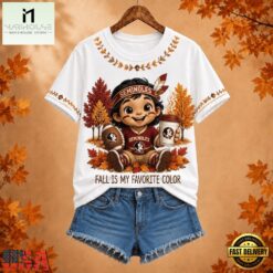 Florida State Seminoles NCAA Fall Is My Favorite Color Football Unisex 3D Shirt, NCAA College 3D Shirt Florida State Seminoles Ncaa Fall IS MY Favorite Color Football Unisex 3D Shirt