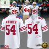 Fred Warner San Francisco 49ers 80th Anniversary Signatures Print Football Jersey, Trending Football Shirt Fred Warner San Francisco 49ers 80th Anniversary Signatures Print Football Jersey