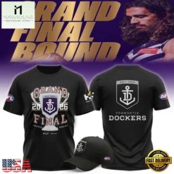 Fremantle Football Club Grand Final 2026 Black T Shirt, Hot 3D Shirt Trend Fremantle Football Club Grand Final 2026 Black T Shirt