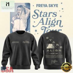 Freya Skye Stars Align Tour 2026 Crewneck Sweatshirt, Popular 3D Music Tee Freya Skye Stars Align Tour 2026 Crewneck Sweatshirt