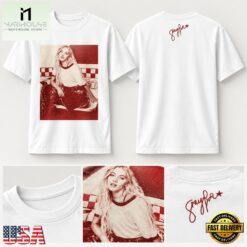 Freya Skye Stars Align Tour 2026 Graphic Signature White T Shirt, Popular 3D Music Tee Freya Skye Stars Align Tour 2026 Graphic Signature White T Shirt