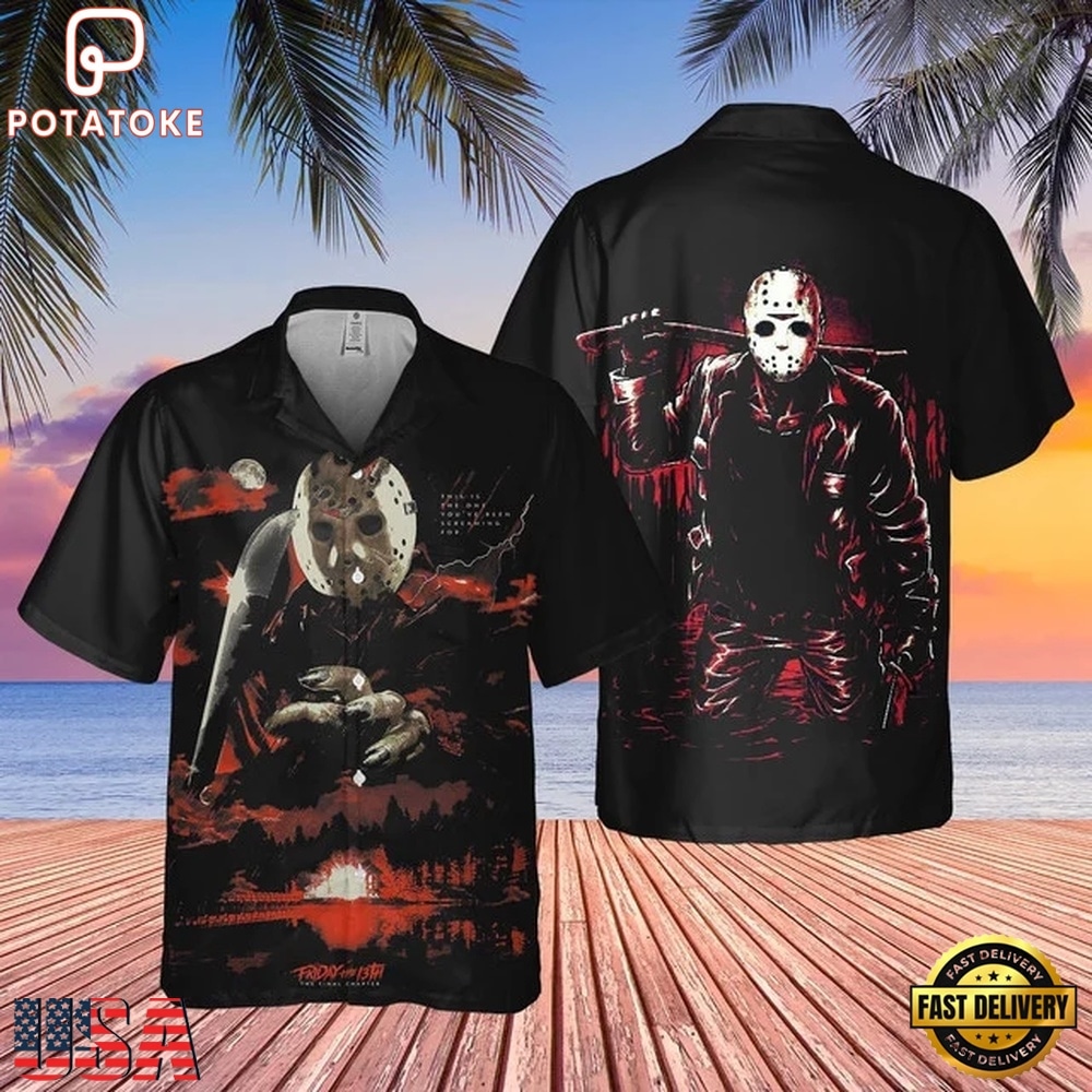 Friday the 13th The Final Chapter Halloween Hawaiian Shirt Friday the 13th The Final Chapter Halloween Hawaiian Shirt