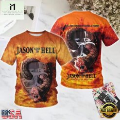 Friday the 13th The Final Friday Halloween All Over Print T Shirt, Popular 3D Music Tee Friday The 13th The Final Friday Halloween All Over Print T Shirt