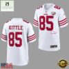 George Kittle San Francisco 49ers 80th Anniversary Signatures Print Football Jersey, Trending Football Shirt George Kittle San Francisco 49ers 80th Anniversary Signatures Print Football Jersey
