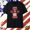 God First Family Second Then Indiana Hoosiers T Shirt, Stylish 2D Graphic Shirt God First Family Second Then Indiana Hoosiers T Shirt