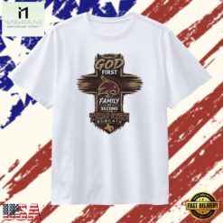 God First Family Second Then Texas State Bobcats T Shirt, Stylish 2D Graphic Shirt God First Family Second Then Texas State Bobcats T Shirt