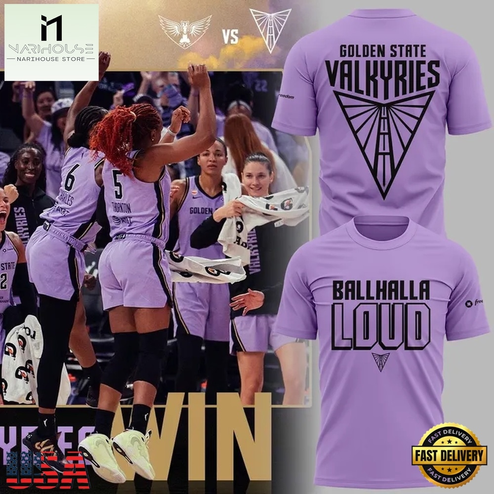 Golden State Valkyries BALLHALLA LOUD 2026 3D Shirt, Hot 3D Shirt Trend Golden State Valkyries BALLHALLA LOUD 2026 3D Shirt, Hot 3D Shirt Trend