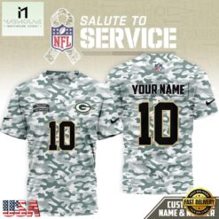 Green Bay Packers 2026 NFL Salute to Service Camo New Design 3D Shirt, NFL Sporty Shirt Green Bay Packers 2026 Nfl Salute TO Service Camo New Design 3D Shirt