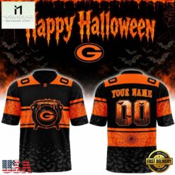 Green Bay Packers Happy Halloween 2026 Custom Football Jersey, Trending Football Shirt Green Bay Packers Happy Halloween 2026 Custom Football Jersey