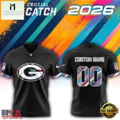 Green Bay Packers NFL 2026 Crucial Catch Limited Edition Black Football Jersey, Trending Football Shirt Green Bay Packers Nfl 2026 Crucial Catch Limited Edition Black Football Jersey