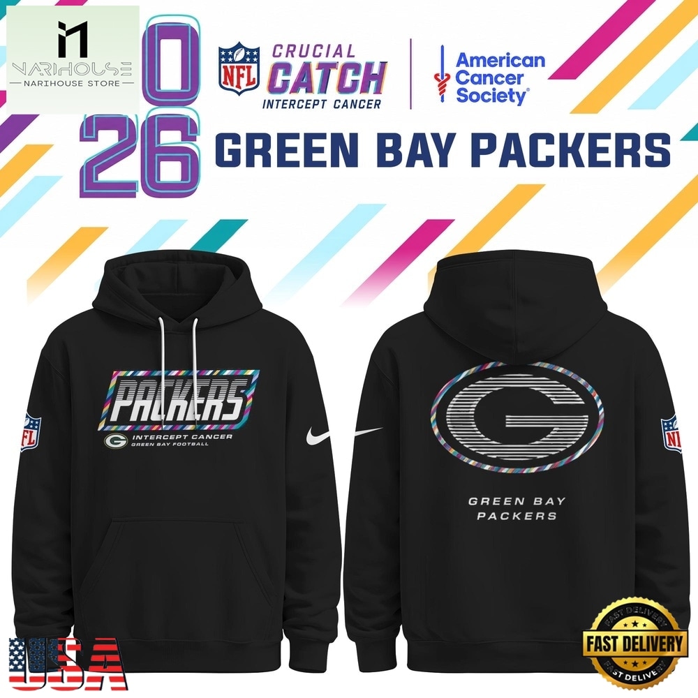 Green Bay Packers NFL Crucial Catch 2026 Limited Edition Black Hoodie Shirt, NFL Sporty Shirt Green Bay Packers NFL Crucial Catch 2026 Limited Edition Black Hoodie Shirt, NFL Sporty Shirt