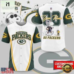 Green Bay Packers NFL Snoopy Ultimate Game Day Personalized Jersey Shirt, NFL Game Day Jersey Green Bay Packers Nfl Snoopy Ultimate Game Day Personalized Jersey Shirt