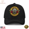 Guns N Roses Vintage Pistol & Rose Logo Black Classic Cap