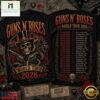Guns N’ Roses World Tour 2026 Vintage Rock 3D Shirt, Popular 3D Music Tee Guns N Roses World Tour 2026 Vintage Rock 3D Shirt