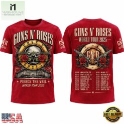 Guns N Roses x Texas Rangers Globe Life Field 2026 Concert Tour T Shirt, Hot 3D Shirt Trend Guns N Roses X Texas Rangers Globe Life Field 2026 Concert Tour T Shirt