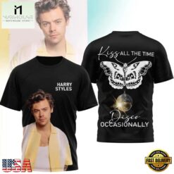 Harry Kiss All The Time 2026 3D Shirt, Popular 3D Music Tee Harry Kiss All The Time 2026 3D Shirt